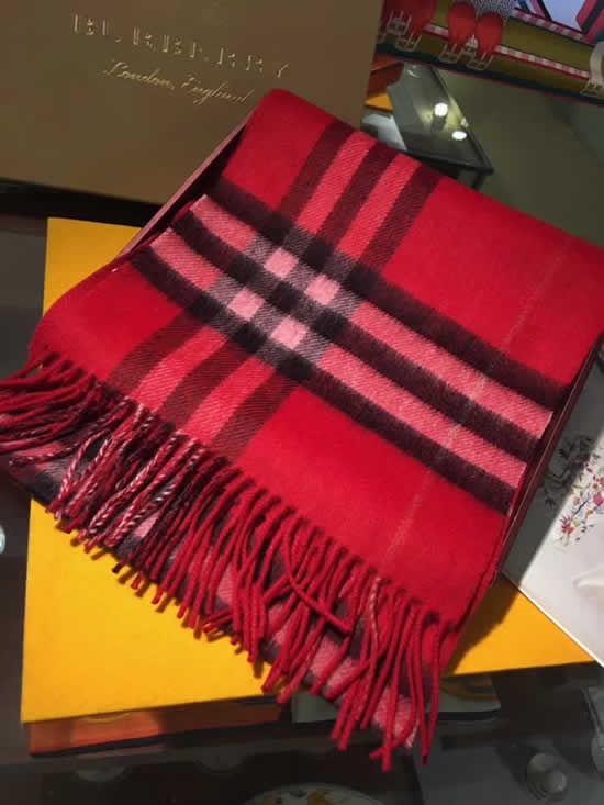 Women Scarves Autumn Winter New Female Wool Scarf Fake Burberry Scarves 26